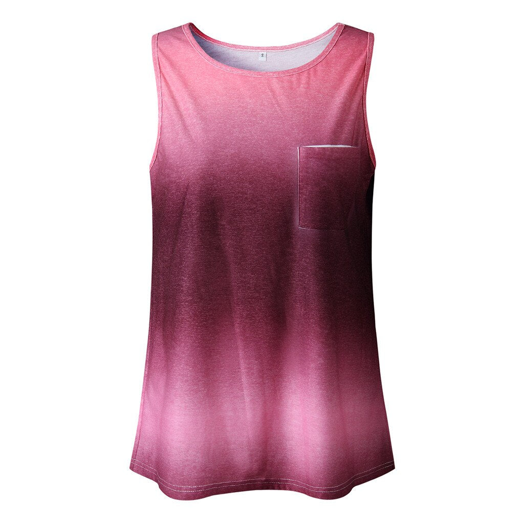 Gradient Printed Tank Top - 200000790 Find Epic Store