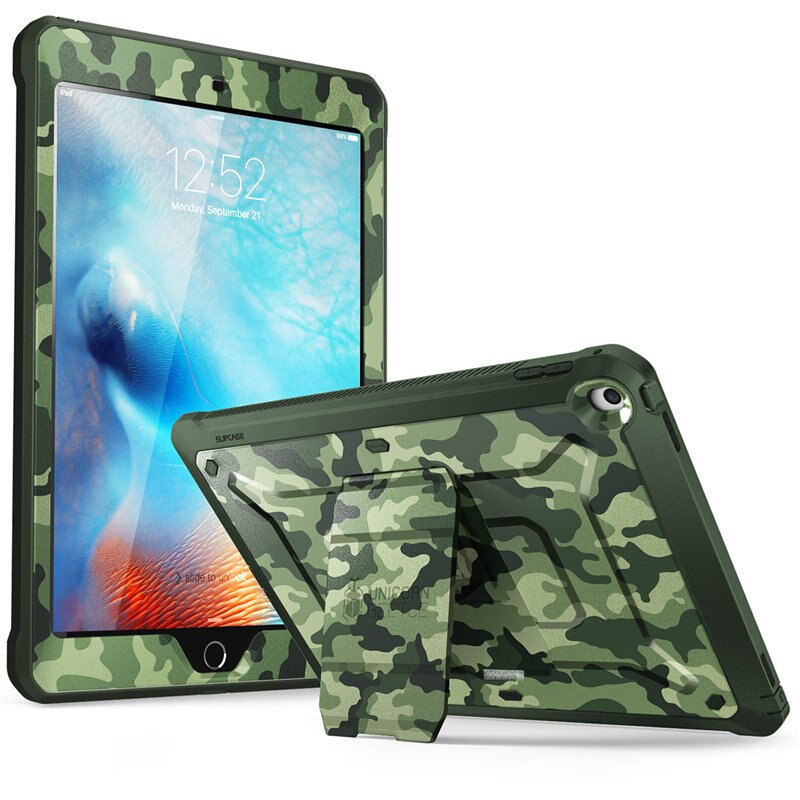 iPad 9.7 Case (2018/2017) Heavy Duty Full-Body Rugged Protective Case with Built-in Screen Protector - 200001091 Camo / United States Find Epic Store