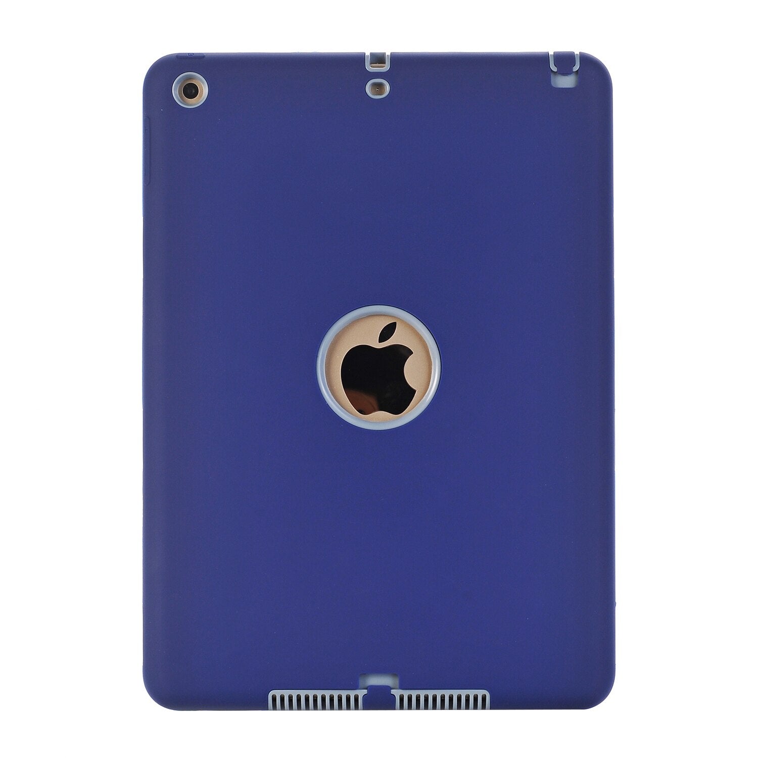 Cases For New iPad 9.7" 2017 (A1822/A1823),High-Impact Shockproof 3 Layers Soft Rubber Silicone+Hard PC Protective Cover Shell - 200001091 Blue Grey / United States Find Epic Store