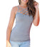 Cross Neck Shirt Top - 200000790 Gray / S / United States Find Epic Store