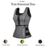 Neoprene Shapewear Sauna Suit Top Vest Adjustable Waist Trainer Slimming Women Weight Loss Adjustable Tummy Shaper Modeling Belt - 31205 Gray / S / United States Find Epic Store