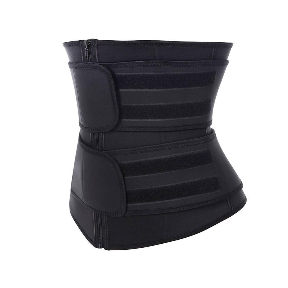 Neoprene Sauna Waist Trainer Girdle Body Shaper Corset Sweat Slimming Belt for Women Weight Loss Compression Trimmer Fitness - 31205 Black / S / United States Find Epic Store