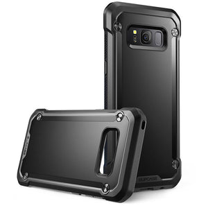 Samsung Galaxy S8 Case 5.8 inch - TPU + PC Premium Hybrid Protective Clear Case Back Cover - 380230 PC + TPU / Black Black / United States Find Epic Store