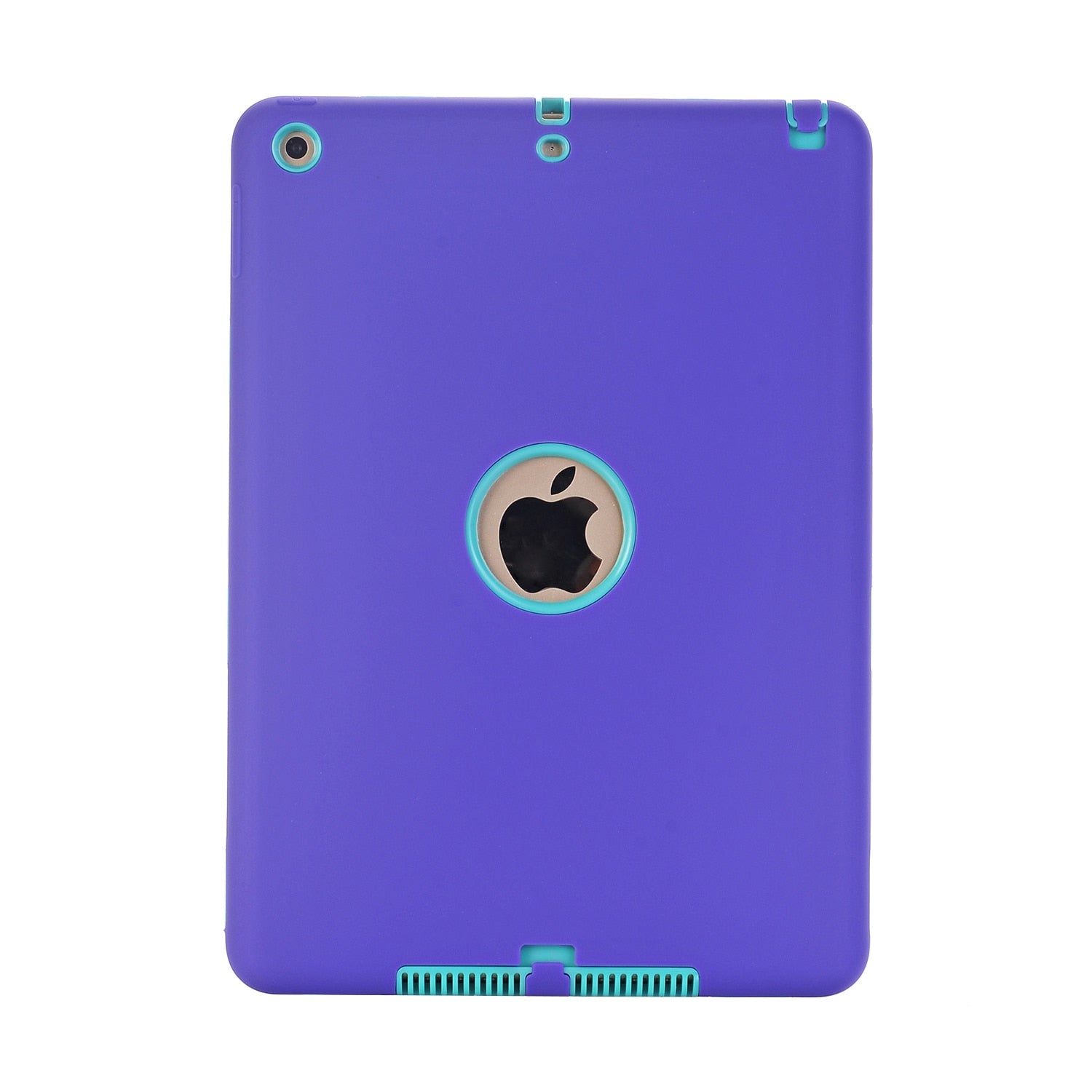 Cases For New iPad 9.7" 2017 (A1822/A1823),High-Impact Shockproof 3 Layers Soft Rubber Silicone+Hard PC Protective Cover Shell - 200001091 Purple Mint / United States Find Epic Store
