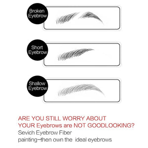 Sevich 3D Eyebrow Extensions Gel Fiber Building Eye Brow Hair Enhancer Brush Waterproof Instant Makeup Tool Brow Hair Fbers - 200001132 Find Epic Store