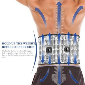 Back Belt Lumbar Traction Belt with Heat Spinal Decompression Back Belt for Back Brace Pain Relief One Size for 29-49 Inch Waist - 200001427 Find Epic Store