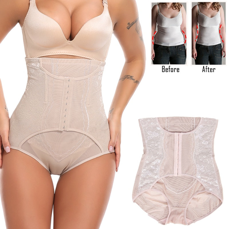 Women Tummy Control High Waist Panty Seamless Butt Lifter Shorts Shapewear Body Shaper Bodysuit Sexy Slimming Booty Lifter - 31205 Find Epic Store