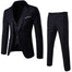 3-Pieces Jacket Vest & Pants Suit - 200001823 As Photo Show / S / United States Find Epic Store