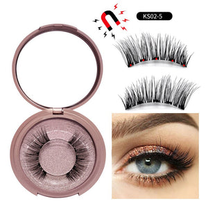 Magnetic Eyelashes with 5 Magnets False Eyelashes - 200001197 1 pairs-KS02-5 / United States Find Epic Store