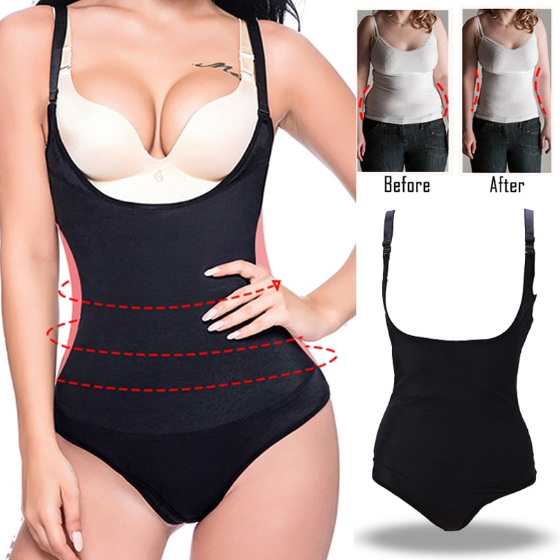 Latex Full Body Shaper Waist Trainer Smooth Lift Underbust Slimming Underwear Bodysuits Shapewear Tummy Trimmer Women Corset - 31205 Find Epic Store