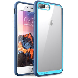 For iPhone 8 Plus Case UB Style Premium Hybrid Protective Bumper Clear Cover Case For iphone 8 Plus (2017 Release) - 380230 PC + TPU / Blue / United States Find Epic Store