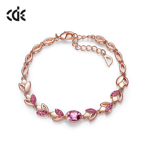 Women Gold Bracelet Jewelry Embellished with Crystals - 200000147 Find Epic Store