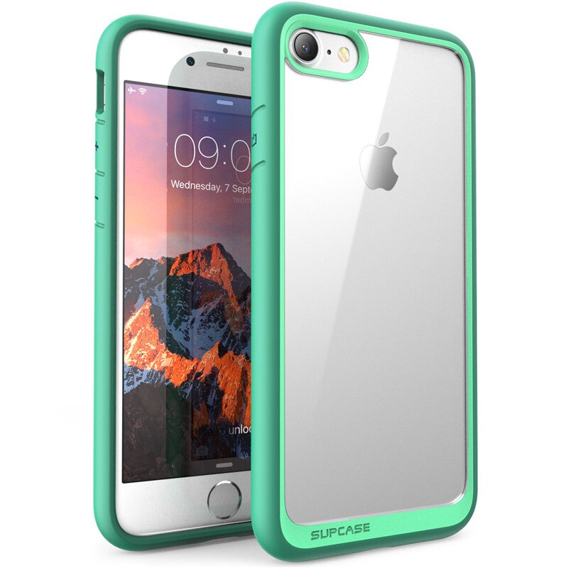 For iPhone 8 Case For iPhone SE 2020 Case 4.7 inch UB Style Premium Hybrid Protective TPU Bumper + PC Clear Back Cover - 380230 PC + TPU / Green / United States Find Epic Store