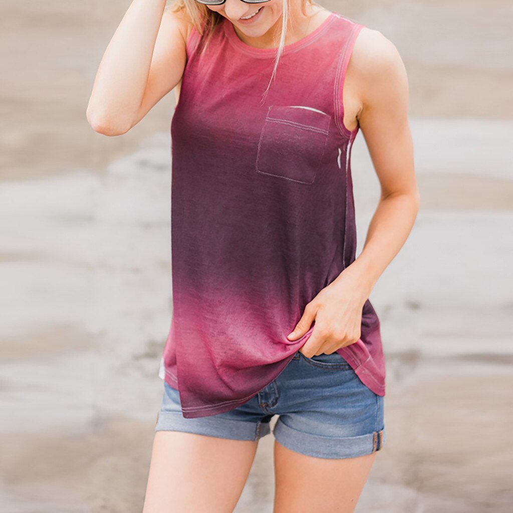 Gradient Printed Tank Top - 200000790 Find Epic Store