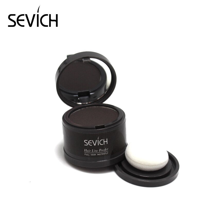 Sevich Makeup Hair Line Shadow Powder Eyebrow Powder Extract Easy to Wear Make Up neat symmetry hairline with Mirror Puff Fibers - 200001174 United States / dk-brown Find Epic Store
