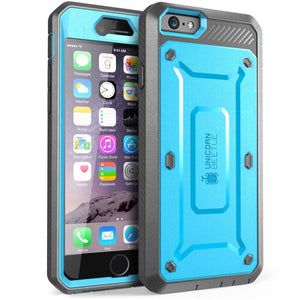 For iPhone 6 Plus Case UB Pro Full-Body Rugged Holster Clip Cover with Built-in Screen Protector For iPhone 6s Plus Case - 380230 PC + TPU / Blue / United States Find Epic Store