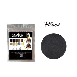 Sevich 100g hair loss product hair building fibers keratin bald to thicken extension in 30 second concealer powder for unsex - 200001174 United States / black Find Epic Store