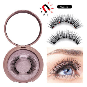 Magnetic Eyelashes with 5 Magnets False Eyelashes - 200001197 1 pairs-KS01-5 / United States Find Epic Store