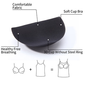 Padded Shapewear Compression Camisole Body Shaper Woman Tummy Control Tank Tops Slimming Shaper Built in Bra Modeling Underwear - 31205 Find Epic Store