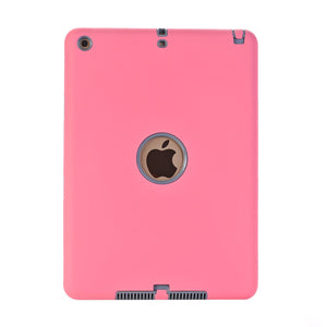 Cases For New iPad 9.7" 2017 (A1822/A1823),High-Impact Shockproof 3 Layers Soft Rubber Silicone+Hard PC Protective Cover Shell - 200001091 Pink Grey / United States Find Epic Store
