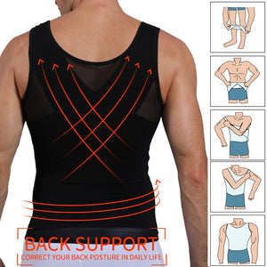 Men Body Shaper Belly Control Slimming Shapewear Waist Trainer Man Shapers Corrective Posture Vest Modeling Underwear Corset - 200001873 Find Epic Store
