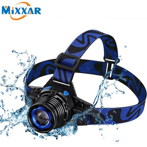 ZK20 Q5 LED Headlamp Built-in Lithium Battery Rechargeable Headlight Waterproof Head lamps 3 Modes Zoomable Torch - 39050301 A / United States Find Epic Store