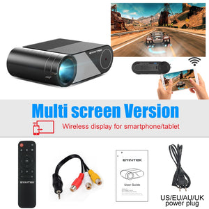 BYINTEK K9 Mini 1280x720P Portable Video Beamer LED Projector Proyector for 1080P 3D 4K Cinema(Option Multi-Screen For Iphone） - 2107 United States / K9 Multi screen Find Epic Store