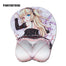 Anime 3D Mouse pad Wrist Rest Soft Silica gel Breast Sexy hip Office decor Japan Comic Peripheral Kawaii palymat - 708023 Hasegawa Kobato Find Epic Store