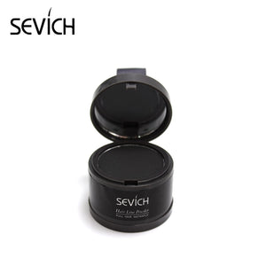 Sevich Makeup Hair Line Shadow Powder Eyebrow Powder Extract Easy to Wear Make Up neat symmetry hairline with Mirror Puff Fibers - 200001174 United States / black Find Epic Store