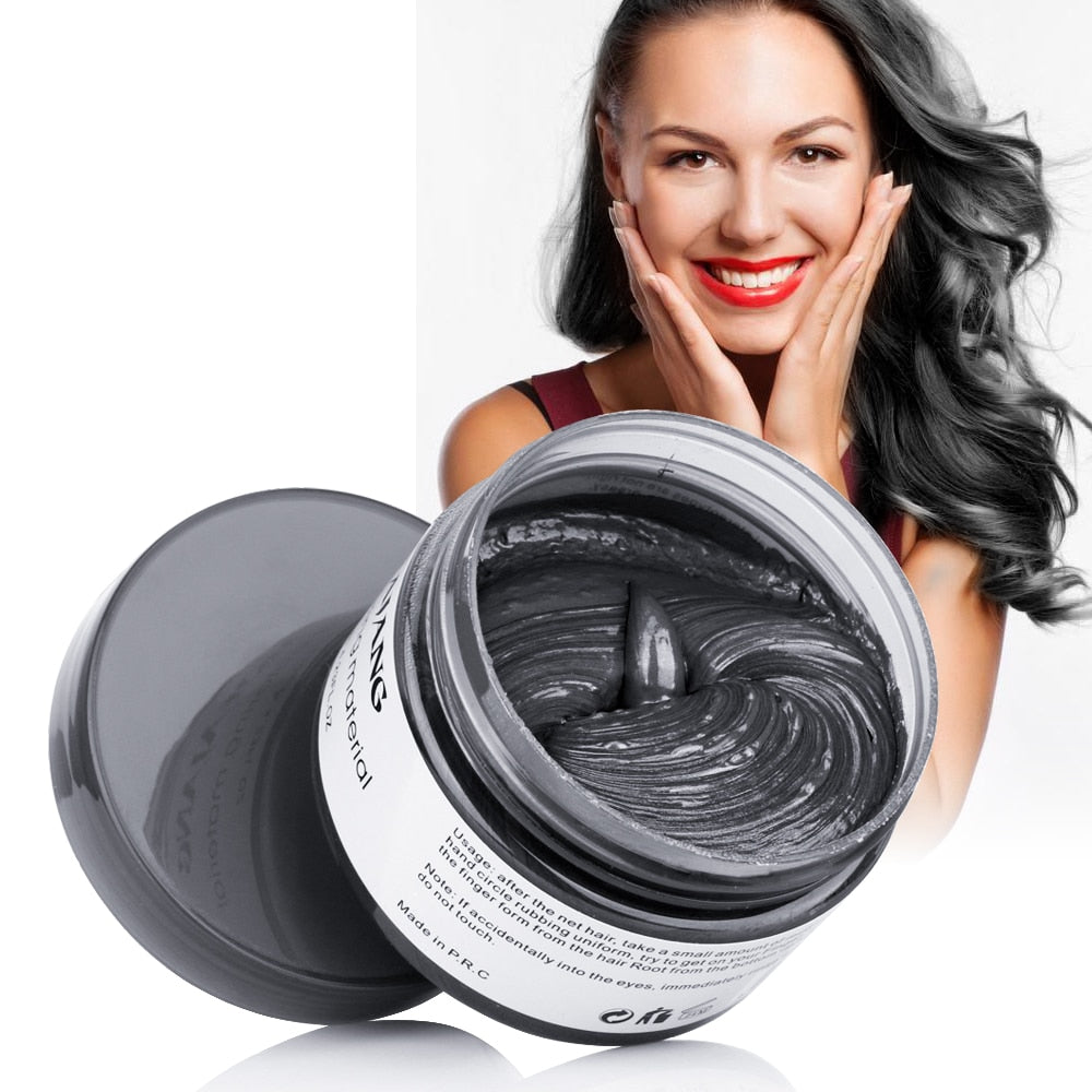 Hair Wax Color Styling Pomade Temporary Hair Dye Disposable Fashion Molding Coloring Mud Cream - 200001173 Find Epic Store