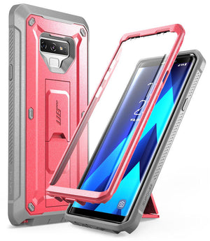 For Samsung Galaxy Note 9 Case UB Pro Full-Body Rugged Holster Cover with Built-in Screen Protector & Kickstand - 380230 PC + TPU / Pink / United States Find Epic Store