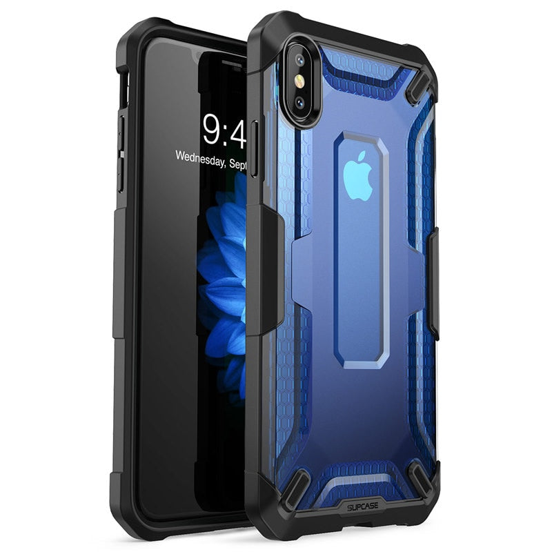 For iPhone Xs Max Case Cover 6.5 inch UB Series Premium Hybrid Protective Clear Case For iphone XS Max 2018 - 380230 PC + TPU / Navy / United States Find Epic Store