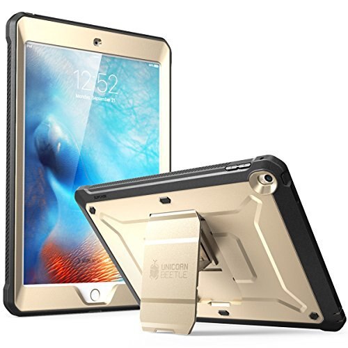 iPad 9.7 Case (2018/2017) Heavy Duty Full-Body Rugged Protective Case with Built-in Screen Protector - 200001091 Gold / United States Find Epic Store