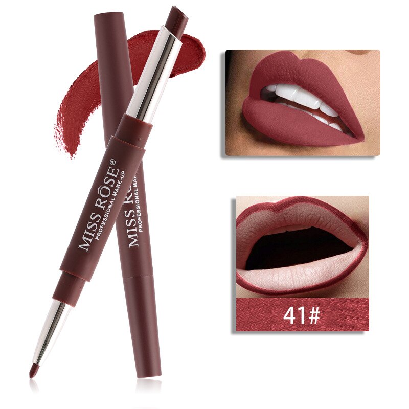 20 Color Waterproof and Long-Lasting Double-ended Lipstick Lip Liner - 200001142 41 / United States Find Epic Store