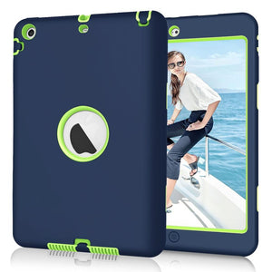 For iPad mini 1/2/3 Retina Kids Baby Safe Armor Shockproof Heavy Duty Silicone Hard Case Cover Screen Protector Film+Stylus Pen - 200001091 Find Epic Store