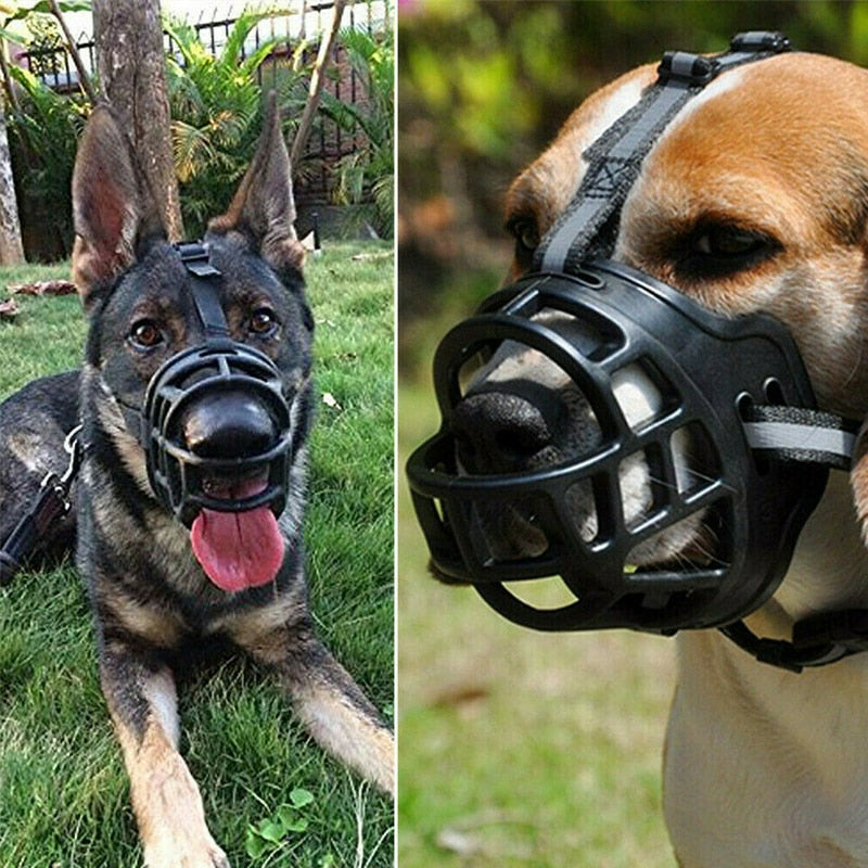 Adjustable Dog Muzzle Soft Silicone Breathable Mesh Strong Basket Small&Large Dog Mouth Muzzles Pet Training Accessories - 200003720 Find Epic Store