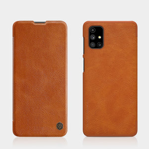 Case For Samsung Galaxy M51 Cover Nillkin Qin Leather Flip Case With Card Pocket Phone Bag Case Back Cover Wallet Phone Capinhas - 380230 For Samsung M51 / Brown / United States Find Epic Store