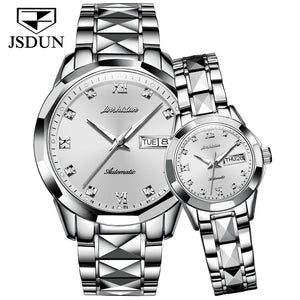 Couple Top Brand Luxury Automatic Watch - 200033142 siliver / United States Find Epic Store