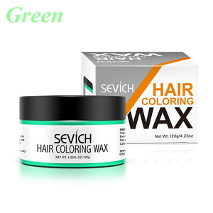 Temporary Hair Color Wax Salon Hair Coloring Styling Unisex Gray Disposable Dynamic Cake Party DIY Hairstyles 120g - 200001173 United States / Green Find Epic Store