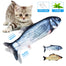 30CM Pet Cat Toy USB Electric Wagging Simulation Fish Toys for Cats Chewing Playing Biting Catnip Stuffed Interactive Plush Toy - 200003701 Find Epic Store