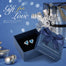 Heart Earrings Embellished with Crystals - 200000171 Blue in box / United States Find Epic Store