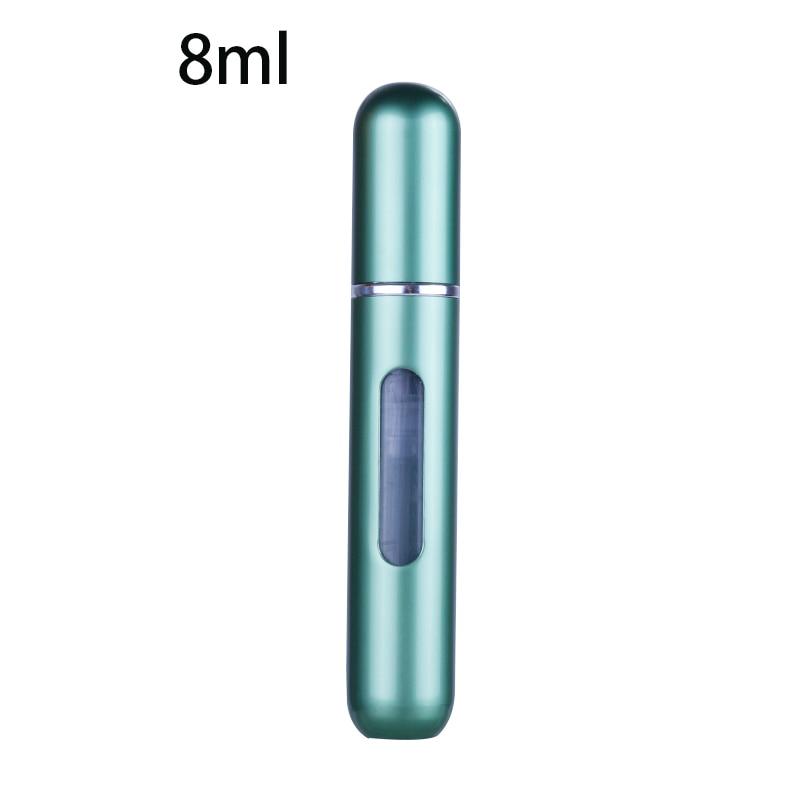 Portable Mini Refillable Perfume Bottle With Spray Scent Pump - 8ml matte green Find Epic Store