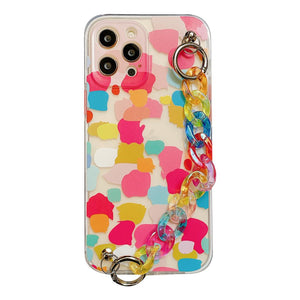 Graffiti Bracelet Phone Cases for iPhone 12 11 Pro Max 12 Mini X XR XS Max 7 8 Plus SE 2020 Colorful Chain Soft Back Cover - 380230 For iPhone 7 / 3 / United States Find Epic Store