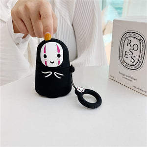 Silicone Case for AirPods 2/1 Cover Cute Faceless man Anime Earphone Accessories Protector for Apple AirPods Cases - 200001619 United States / Brown Find Epic Store