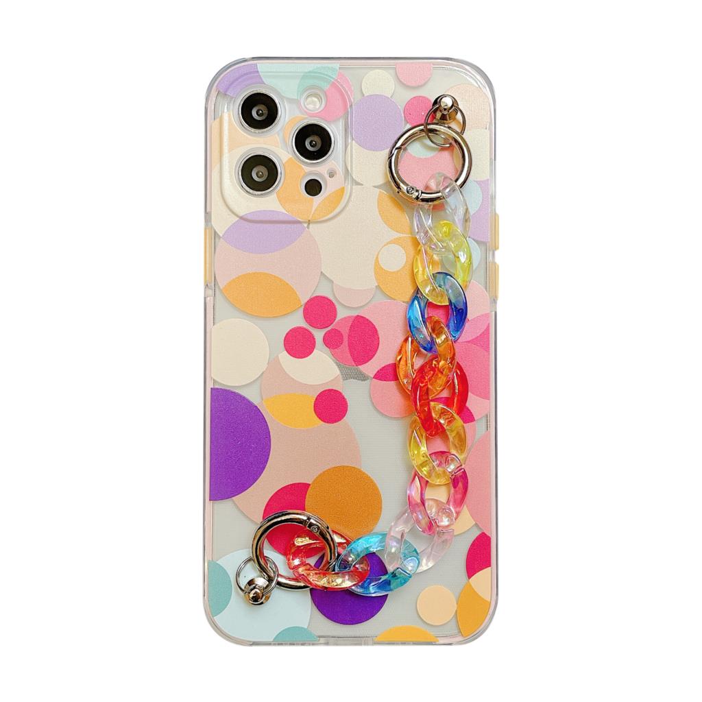 Graffiti Bracelet Phone Cases for iPhone 12 11 Pro Max 12 Mini X XR XS Max 7 8 Plus SE 2020 Colorful Chain Soft Back Cover - 380230 For iPhone 7 / 5 / United States Find Epic Store