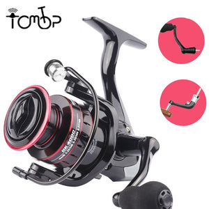 ZK30 Fishing Reel Hk1000-7000 Metal Spool Drag CNC Handle Spinning Reel Saltwater Reel рыбалкаcarp Reel - 100005542 Find Epic Store