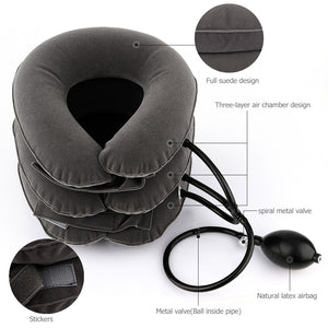 Inflatable Air Cervical Neck Traction Device Tractor Support Massage Pillow Pain Stress Relief Neck Stretcher Support Cushion - 200369157 Find Epic Store