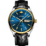 OUPINKE Men Automatic Watch with Genuine Leather Waterproof Movement - 200033142 blue face / United States Find Epic Store