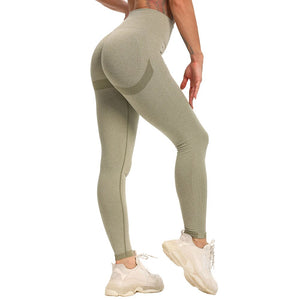New Vital Seamless Yoga High Waist Running Pants - 200000614 Army green / S / United States Find Epic Store