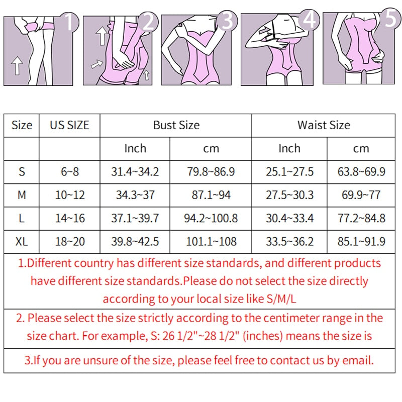 Bodysuit Shapewear Waist Trainer Full Body Shaper Women Tummy Control Slimming Sheath Abdomen Shapers Slim Corset Modeling Belt - 31205 Find Epic Store